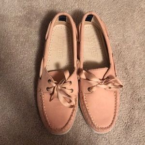 Blush pink Sperry Top- Siders